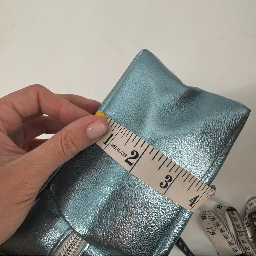 New MoroccanOil Blue Cosmetic Bag 9” x 7”